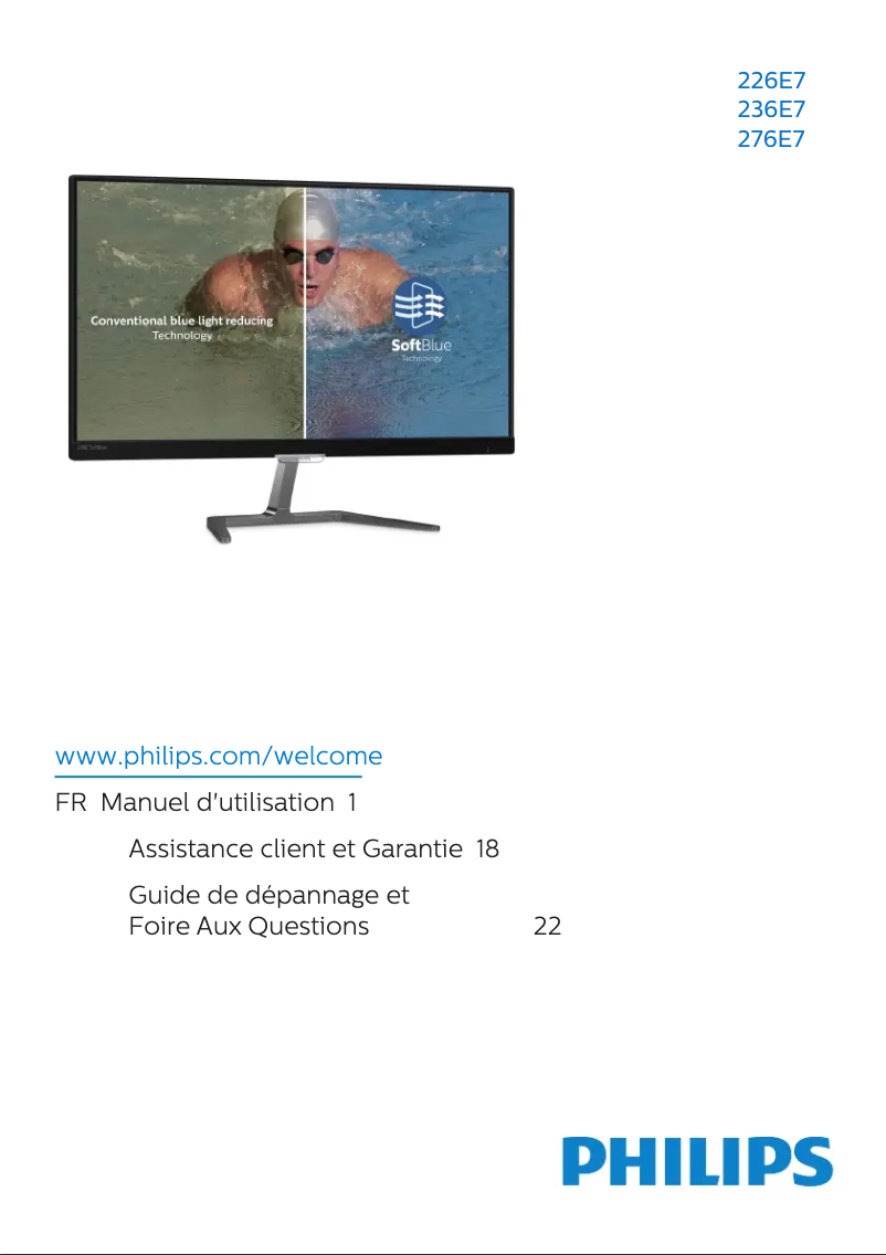 Página 1 del manual Manual de usuario Philips E Line 276E7EDAB