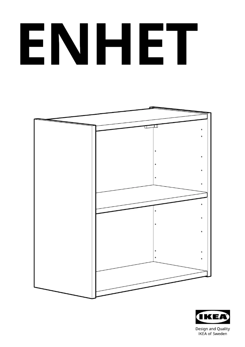 Page 1 de la notice Manuel utilisateur Ikea ENHET 904.405.99