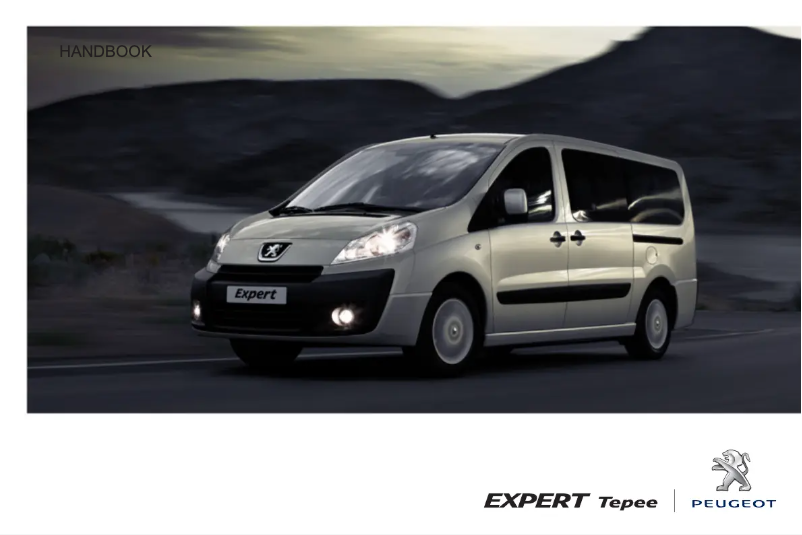 Página 1 del manual Manual de usuario Peugeot Expert Tepee (2012)