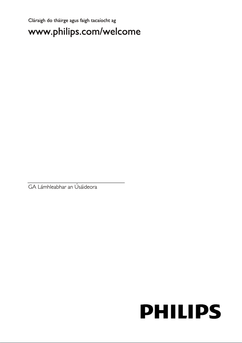 Image de la première page du manuel de l'appareil 40PFL3028H