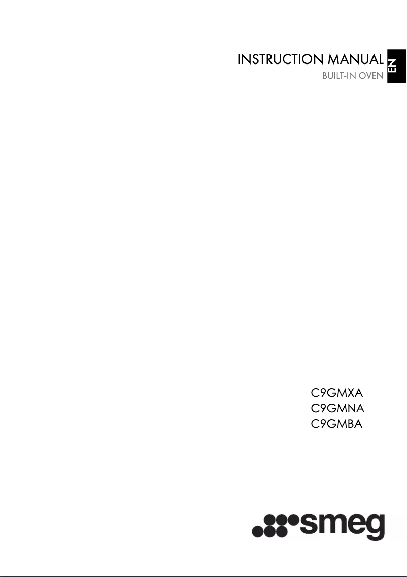 Page 1 de la notice Manuel utilisateur Smeg C9GMBA