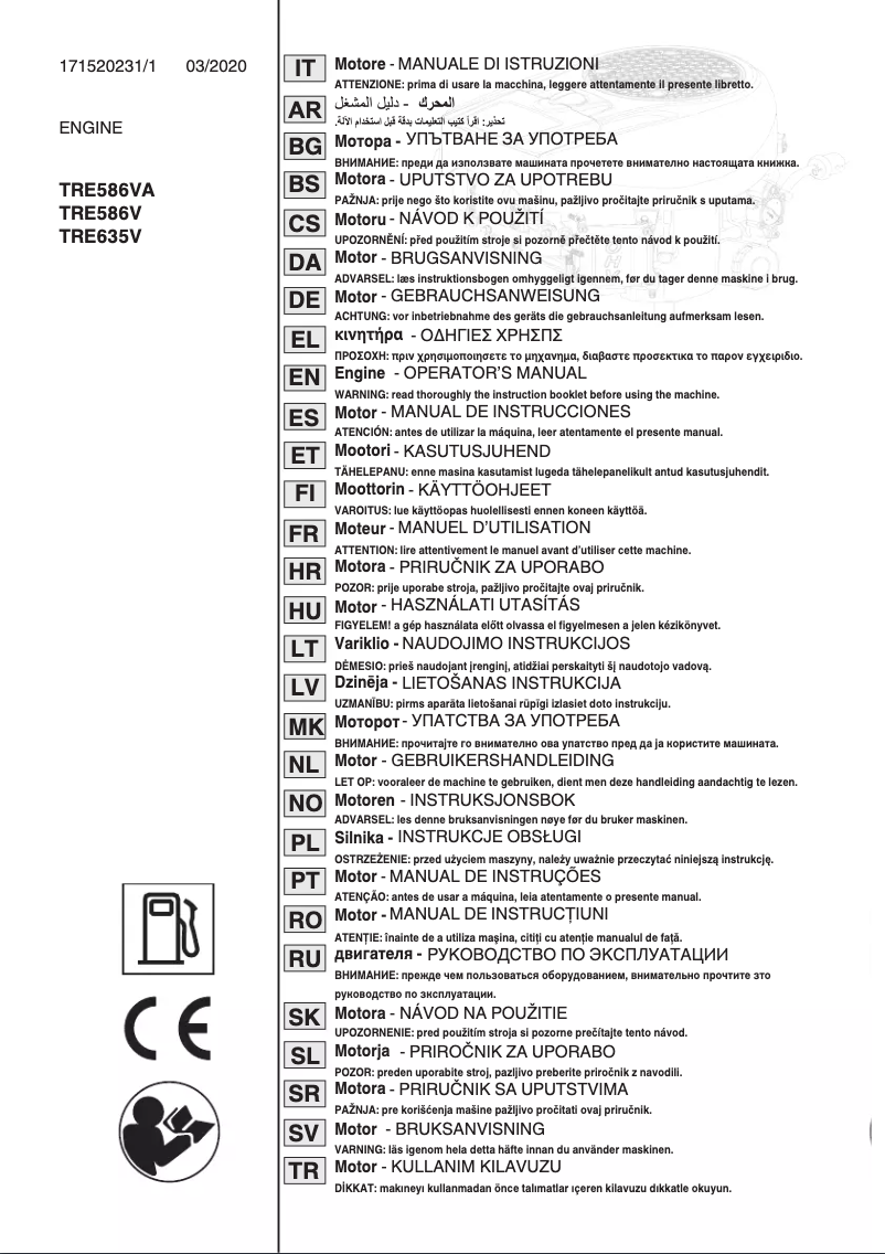 Page 1 de la notice Manuel utilisateur Stiga Estate 5092 HW