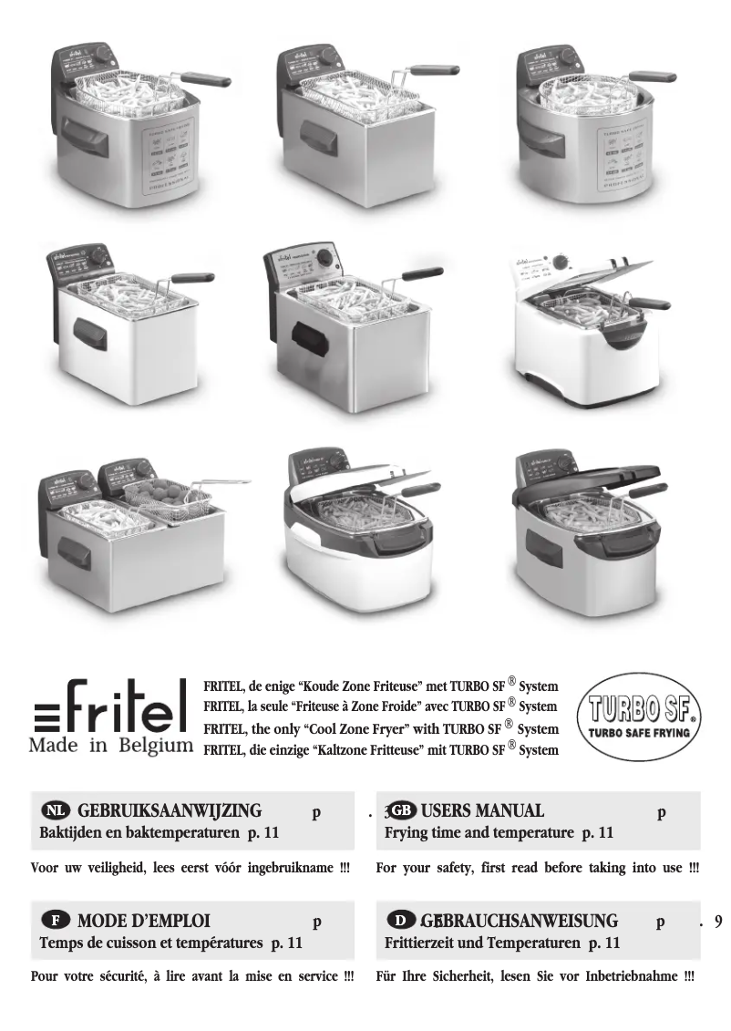 Page 1 de la notice Manuel utilisateur Fritel TSF 2521
