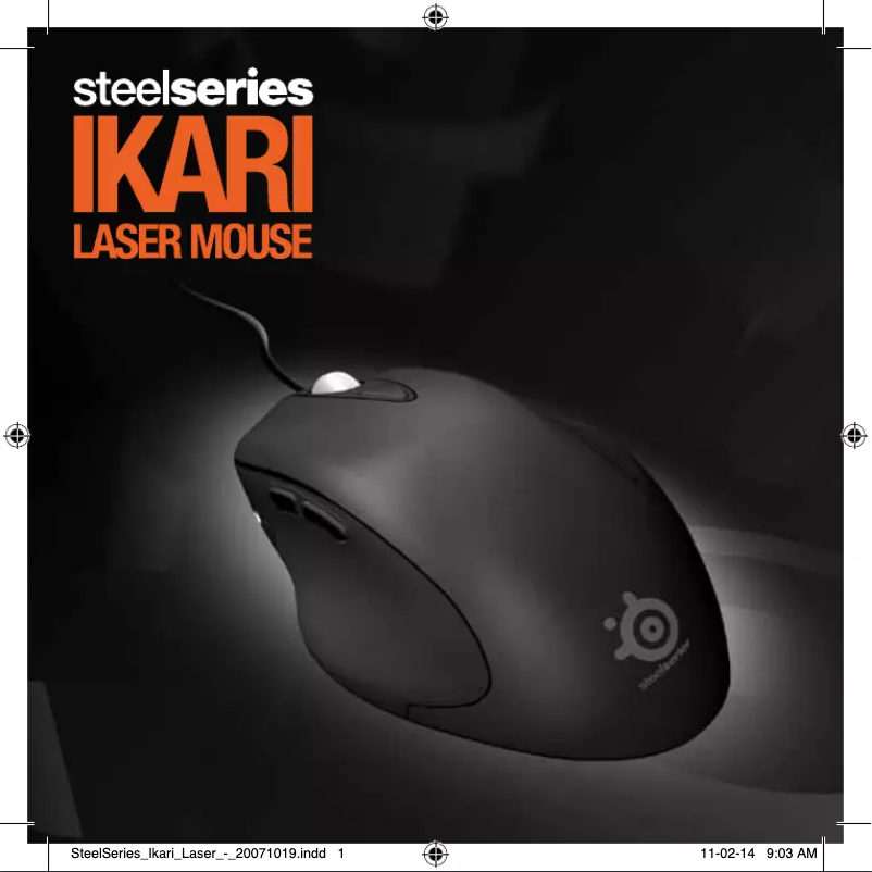 Page 1 of the manual User Manual Steelseries Ikari Laser