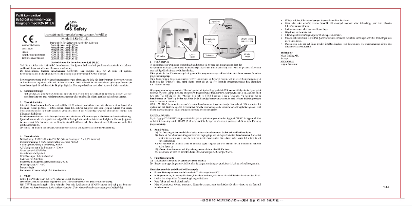 Page 1 de la notice Manuel utilisateur Nexa LM-101LC