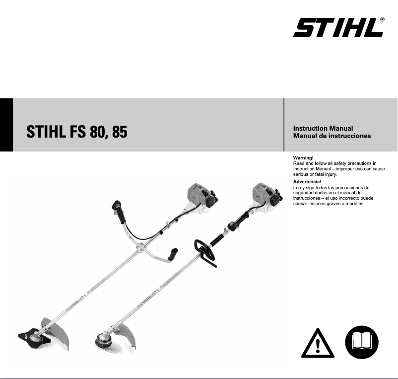 Page 1 de la notice Manuel utilisateur Stihl FS 80