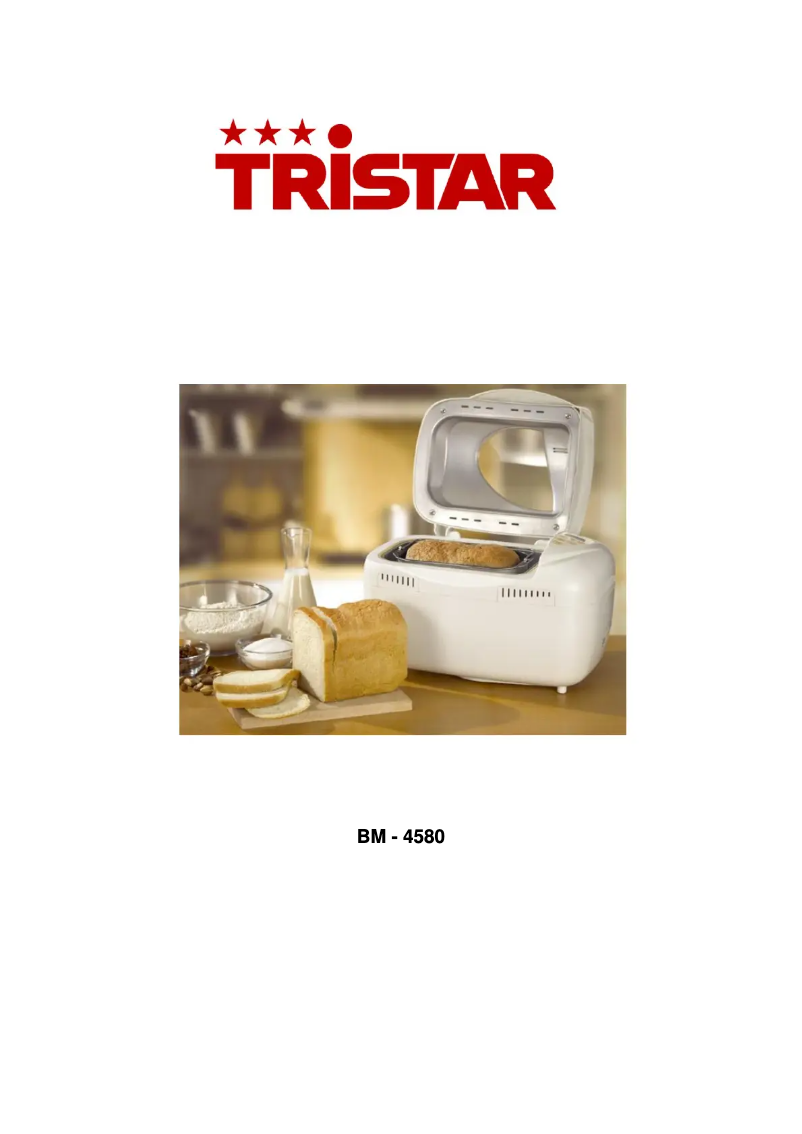 Página 1 del manual Manual de usuario TriStar BM-4580