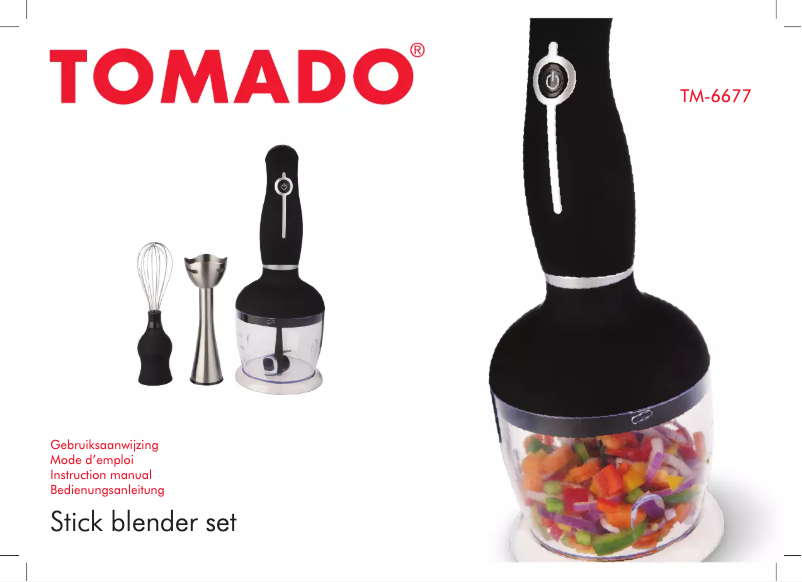 Page 1 de la notice Manuel utilisateur Tomado TM-6677