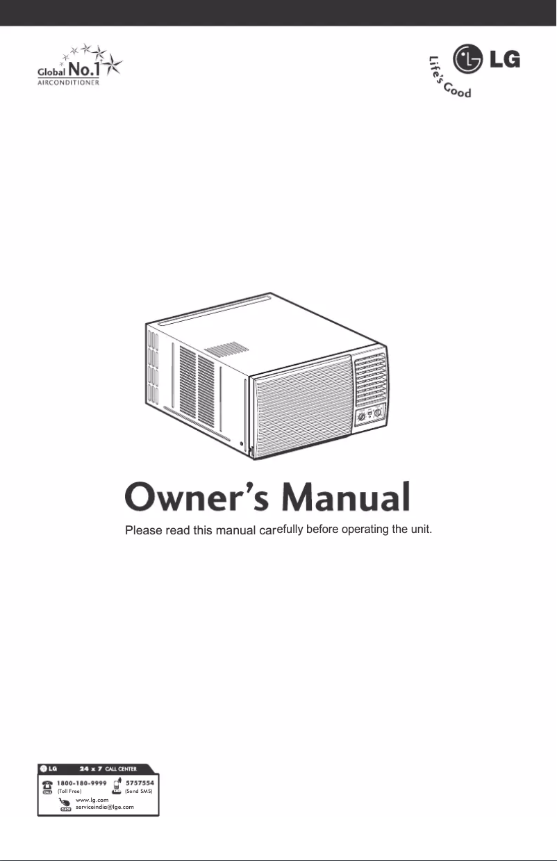 Página 1 del manual Manual de usuario LG LWA3GW1AS1