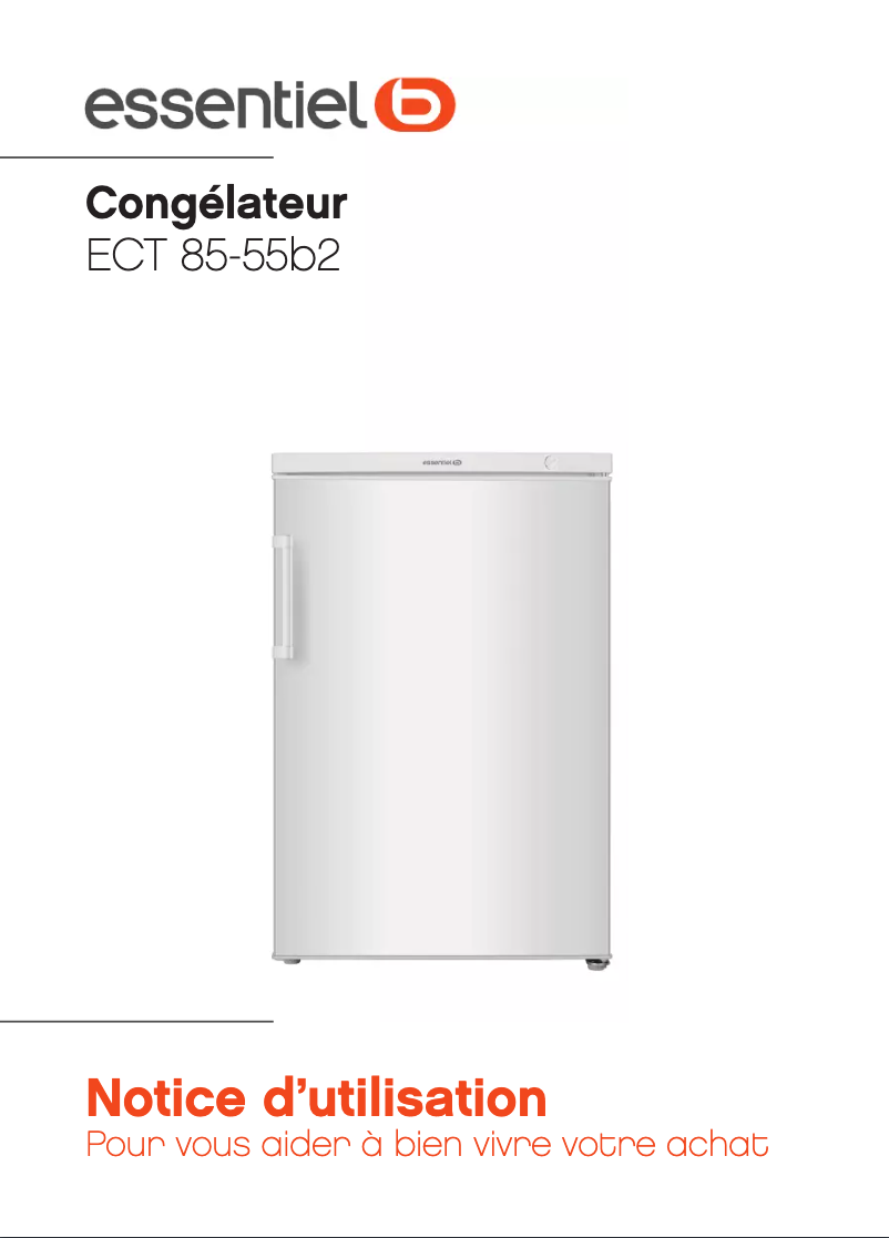 Page 1 de la notice Manuel utilisateur Essentiel B ECT 85-55b2