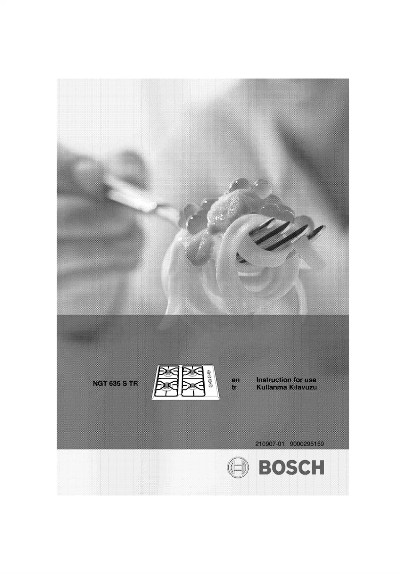 Página 1 del manual Manual de usuario Bosch NGT635STR