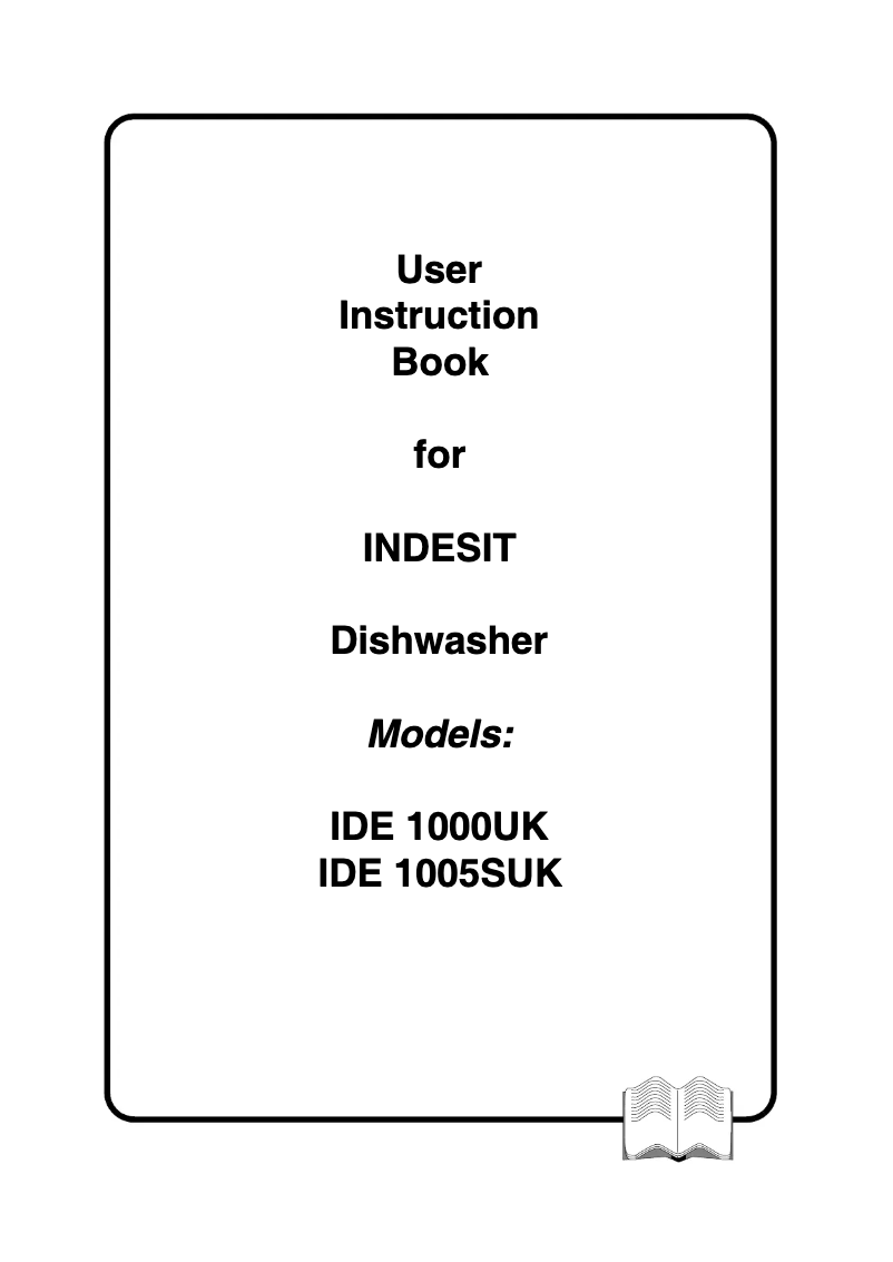 Page n°1 - Manuel utilisateur Indesit IDE 1005S