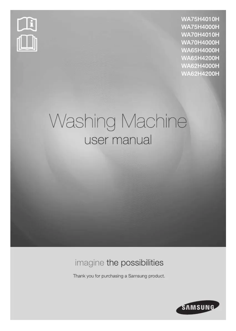 Página 1 del manual Manual de usuario Samsung WA65H4020HL