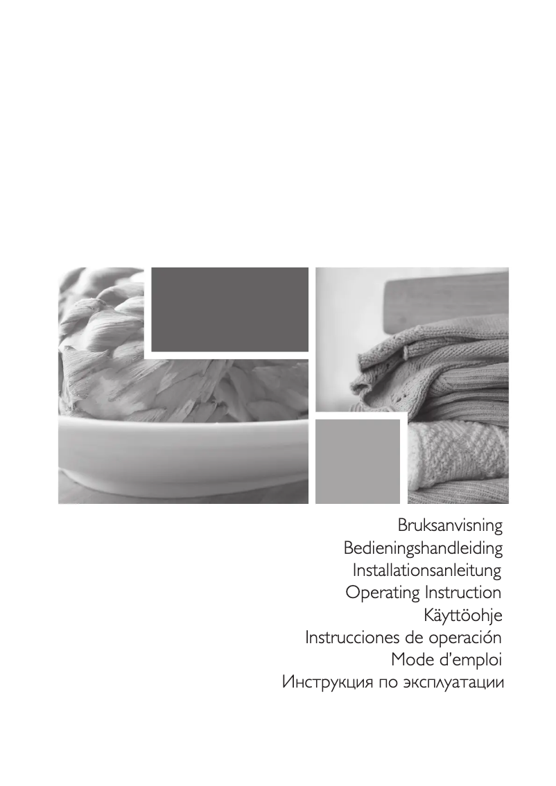 Page 1 of the manual Installation Guide Asko HPS532S