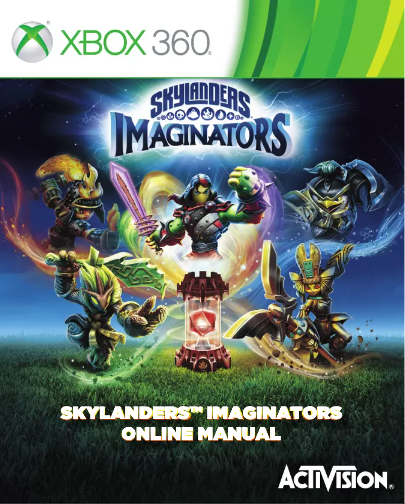 Page 1 of the manual User Manual Microsoft Skylanders - Imaginators (Xbox 360)