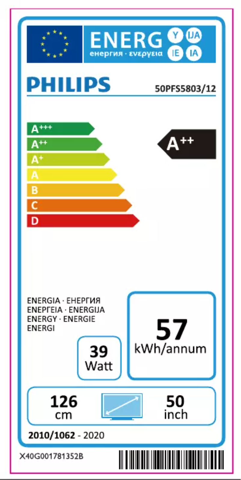 Image de la première page du manuel de l'appareil 50PFS5803