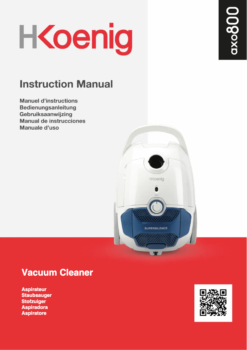 Página 1 del manual Manual de usuario H.Koenig AXO800