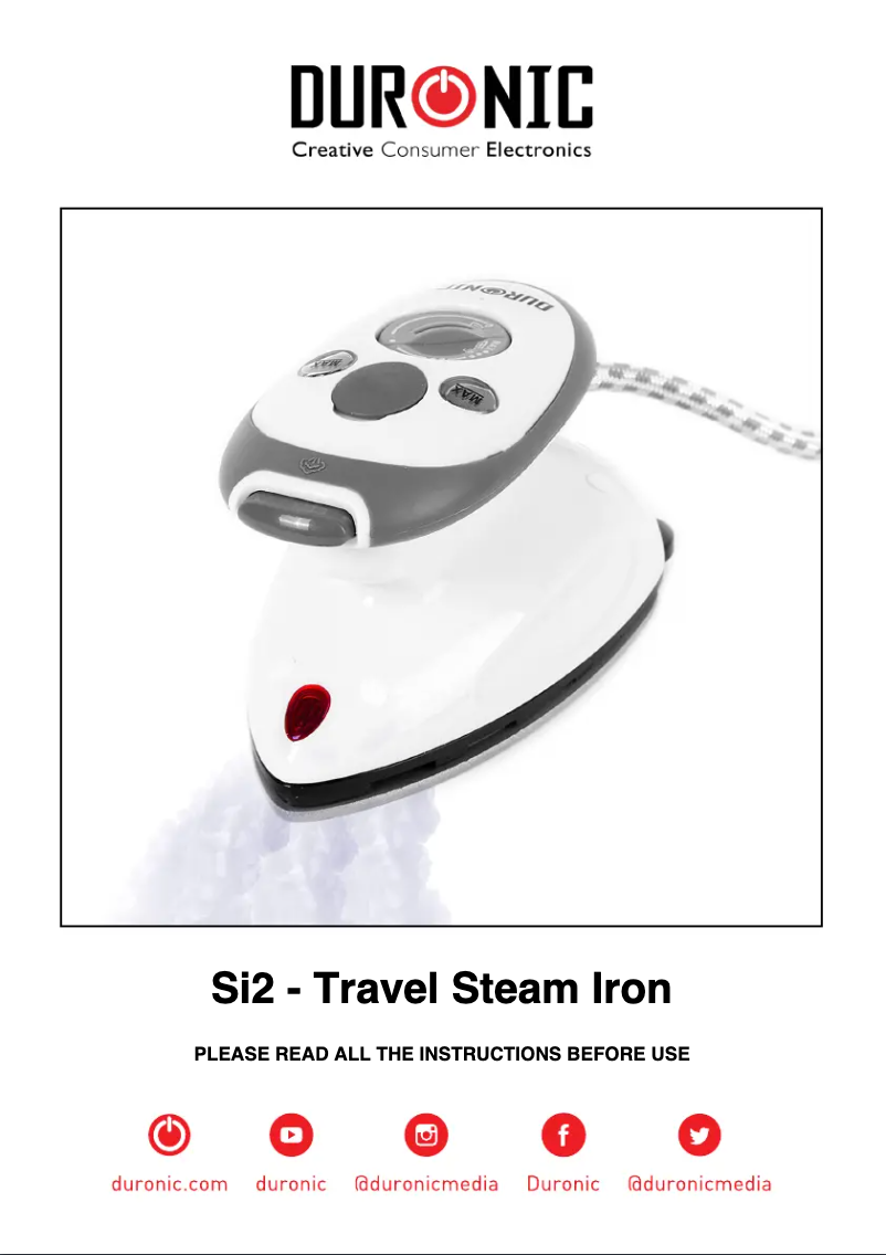 Page 1 de la notice Manuel utilisateur Duronic SI2