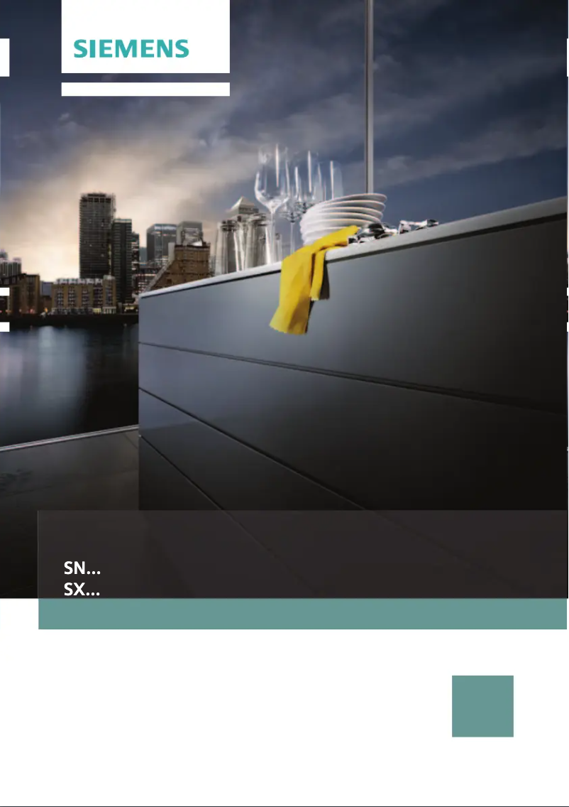 Page 1 de la notice Manuel utilisateur Siemens SN66T094EU