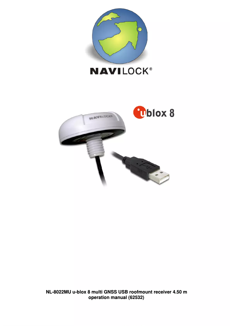 Page 1 de la notice Manuel utilisateur Navilock NL-8022MU