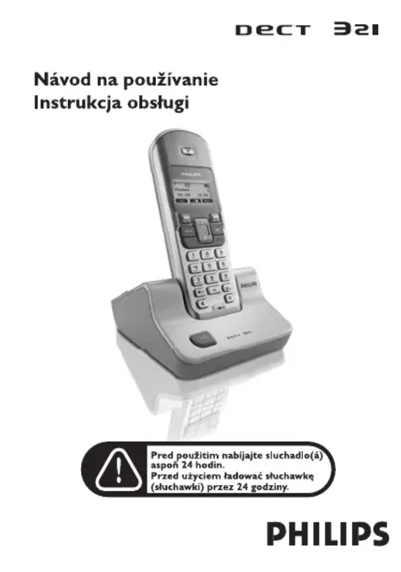 First page image of the manual for DECT 321