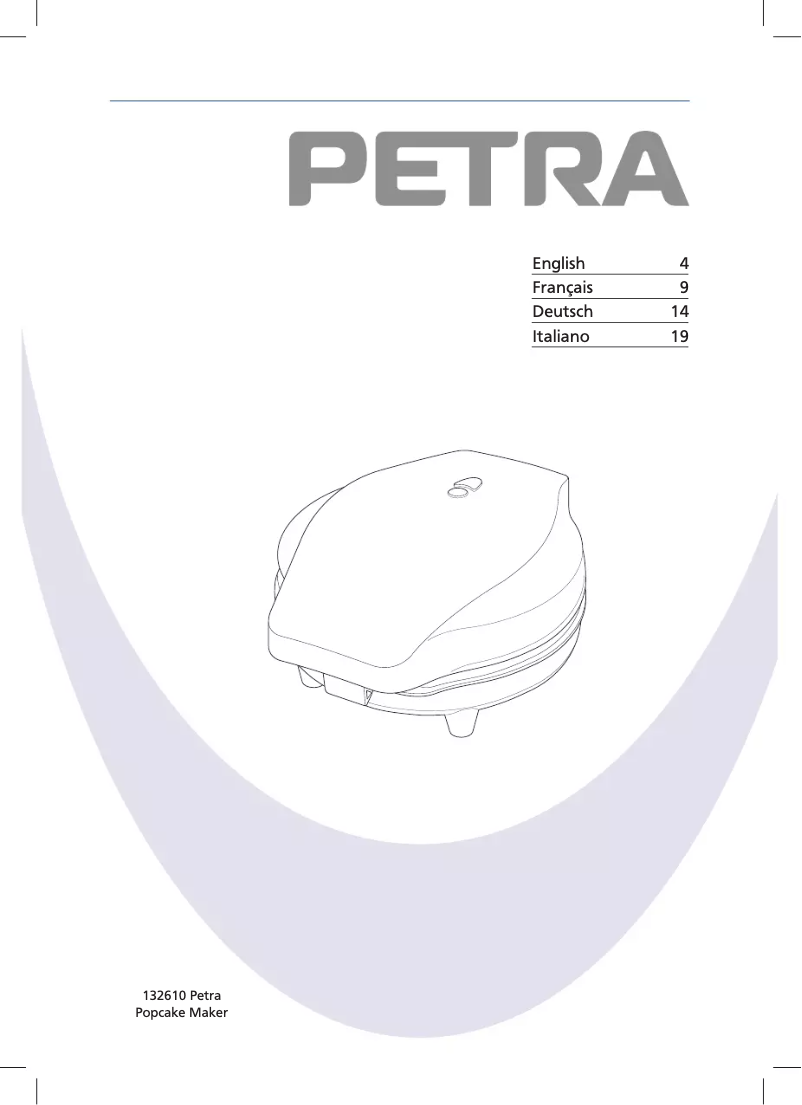Page 1 of the manual User Manual Petra Electric CM 20.00
