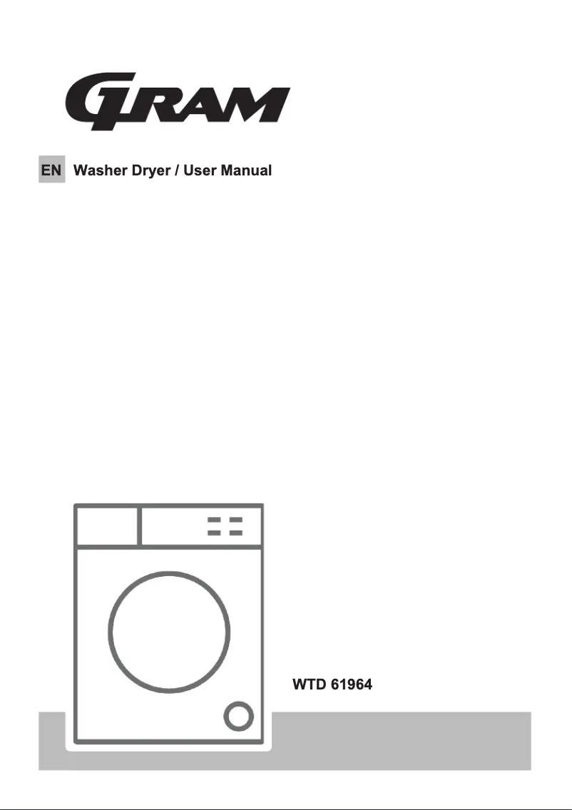 Page 1 of the manual User Manual Gram WTD 61964