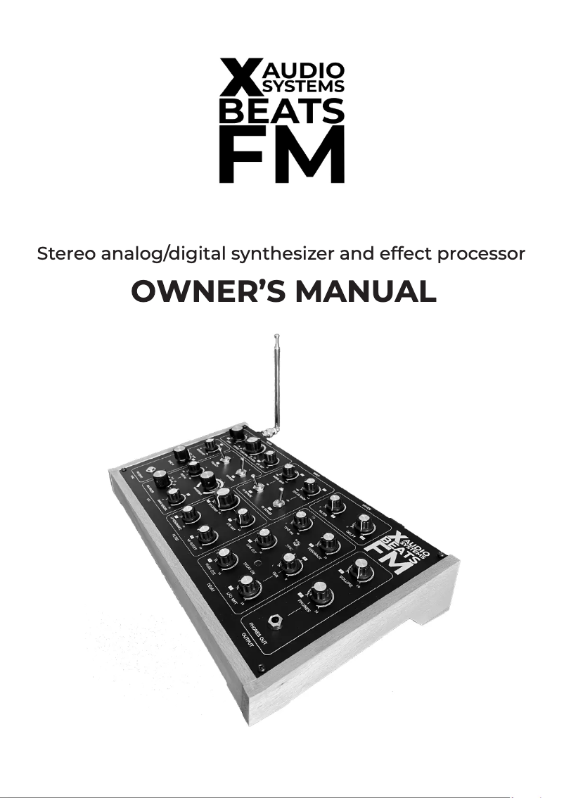 Page 1 de la notice Manuel utilisateur X Audio Systems Beats FM