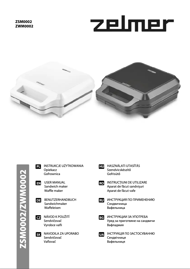 Página 1 del manual Manual de usuario Zelmer ZSM0002