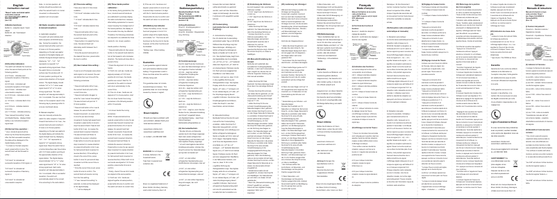 Page 1 de la notice Manuel utilisateur Braun BN0087