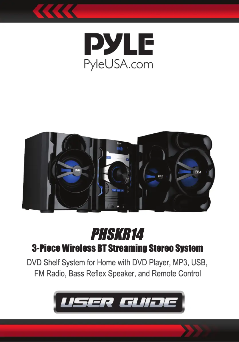 Page 1 de la notice Manuel utilisateur Pyle PHSKR14
