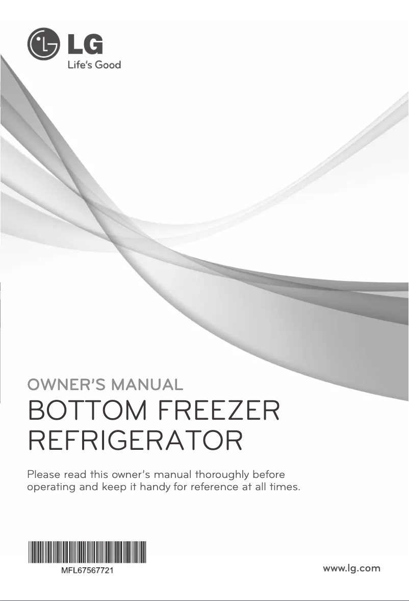 Page 1 de la notice Manuel utilisateur LG GRD-254PL