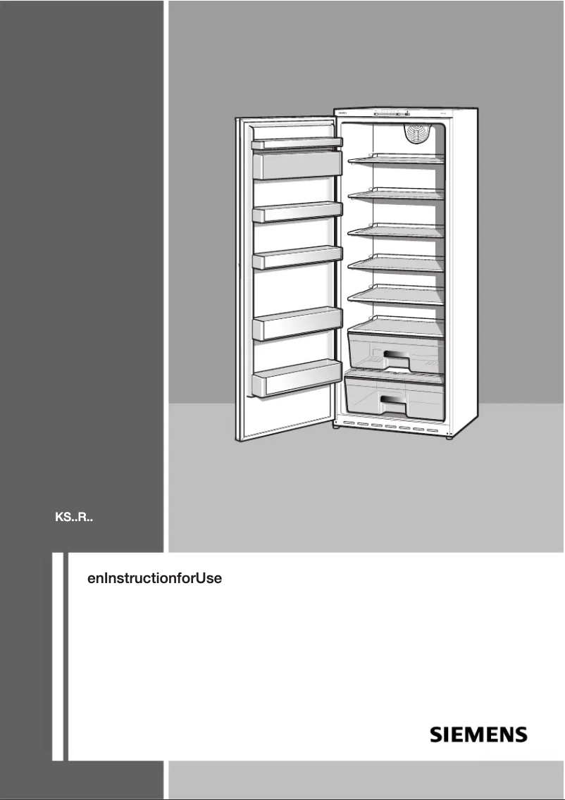 Page 1 de la notice Manuel utilisateur Siemens KS38RV91