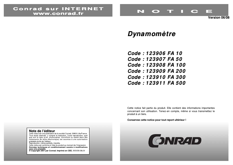 Page 1 of the manual User Manual Sauter FA 50 50