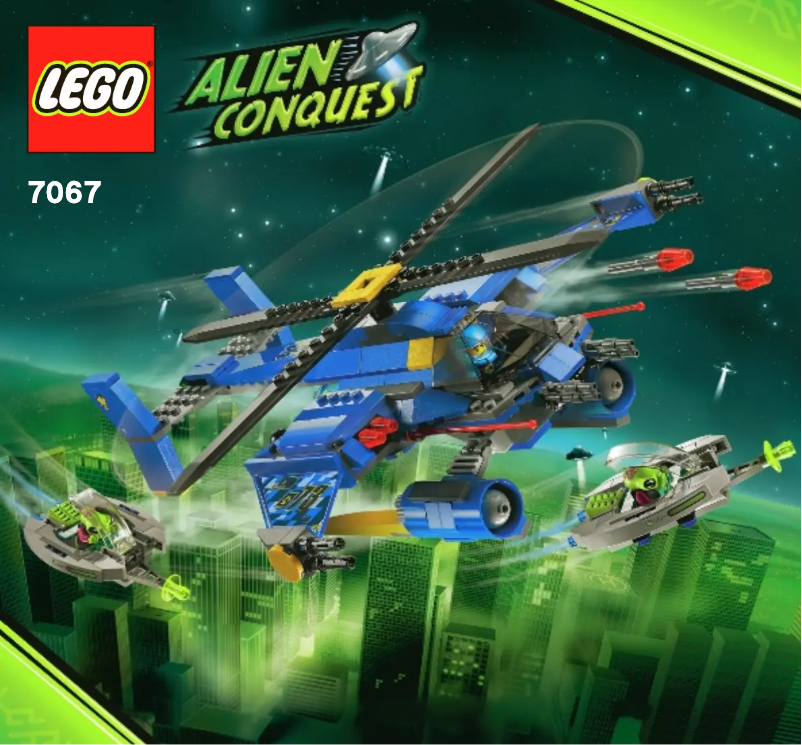 Page 1 de la notice Manuel utilisateur Lego Jet-Copter Encounter