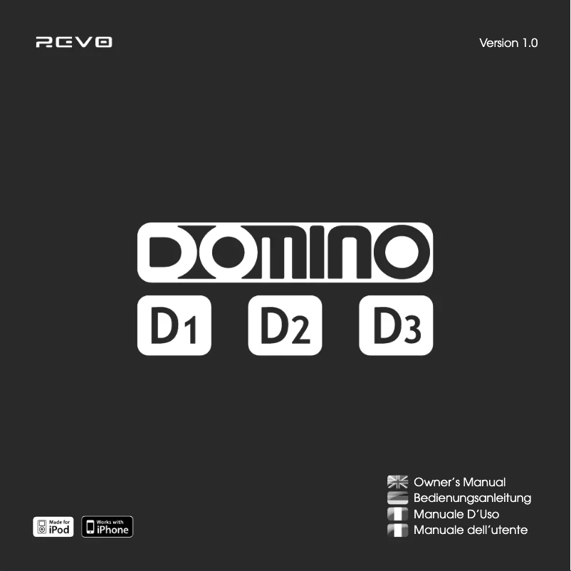 Page 1 de la notice Manuel utilisateur REVO Domino