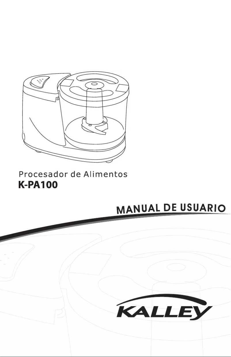 Page 1 de la notice Manuel utilisateur Kalley K-PA100