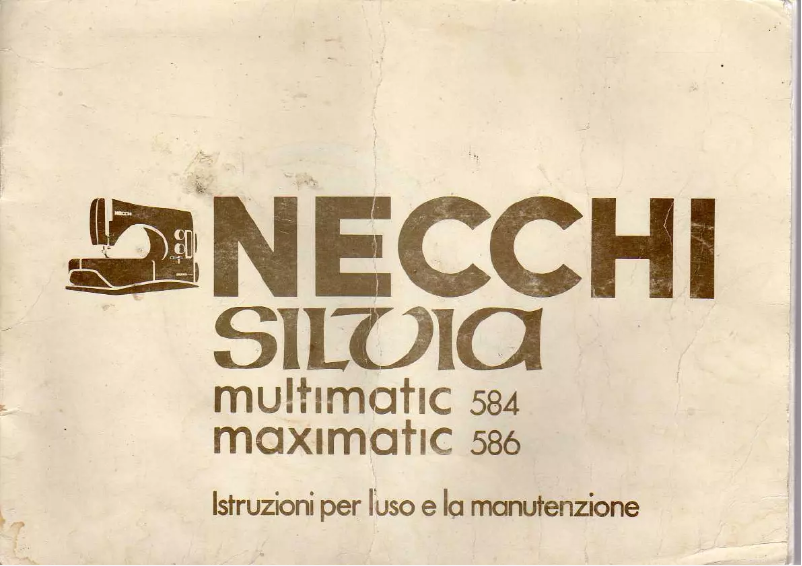 Página 1 del manual Manual de usuario Necchi Multimatic 584
