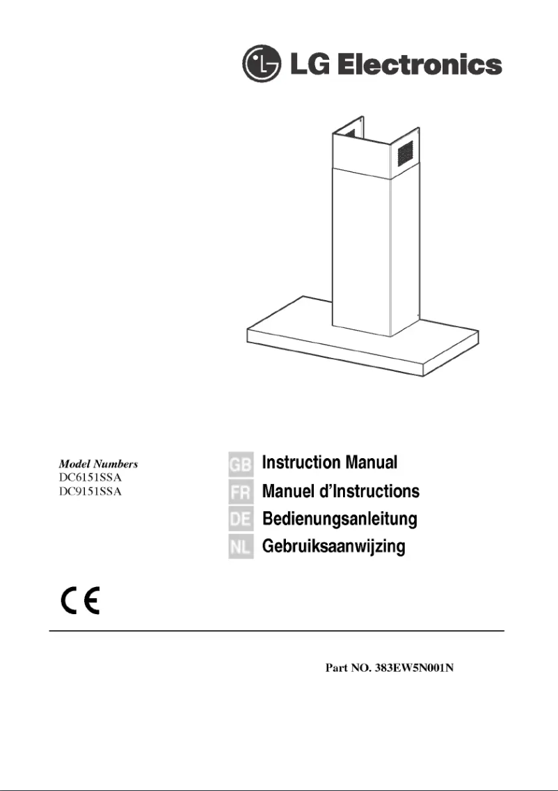 Page 1 de la notice Manuel utilisateur LG DC6151S