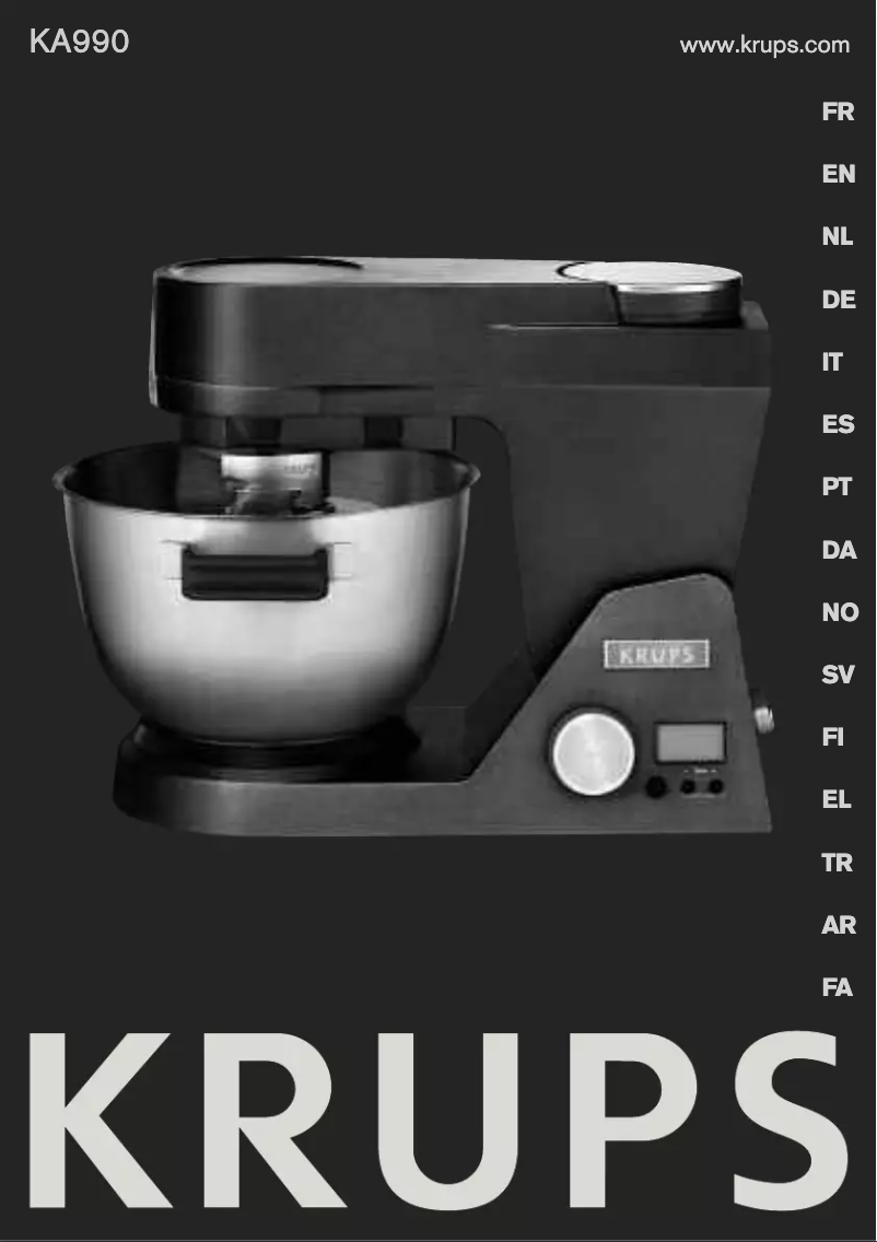 Page 1 de la notice Manuel utilisateur Krups Prep Expert S9900