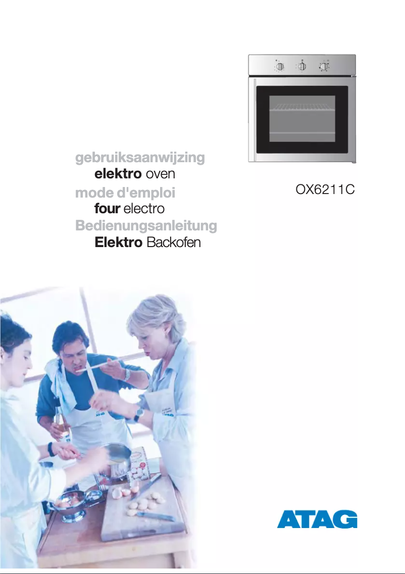 Page 1 de la notice Manuel utilisateur Atag OX6211K