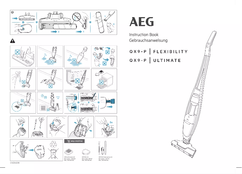 Página 1 del manual Manual de usuario AEG QX9-1-ULT