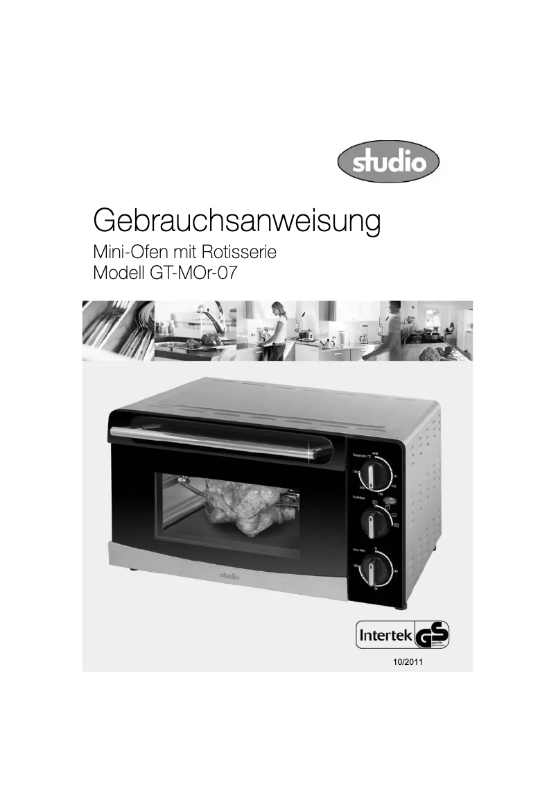 Página 1 del manual Manual de usuario Studio GT-MOR-07