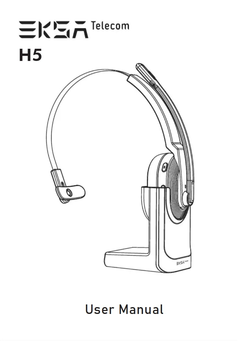 Image de la première page du manuel de l'appareil H5