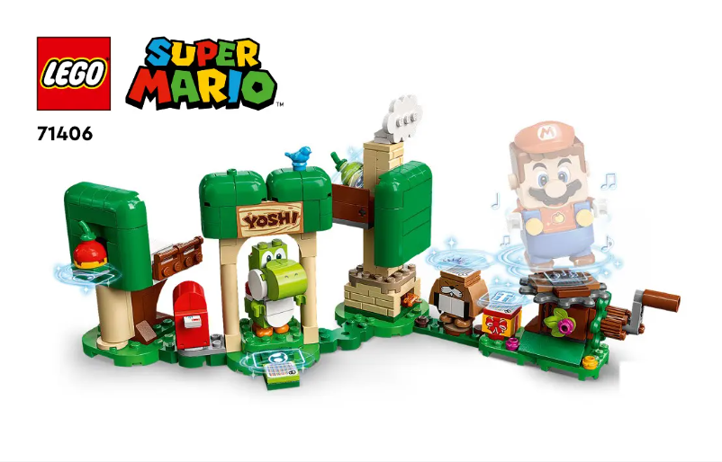 Página 1 del manual Instrucciones visuales Lego Super Mario 71406