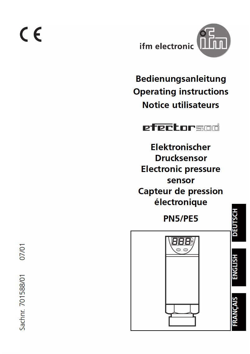 Image de la première page du manuel de l'appareil PN5024