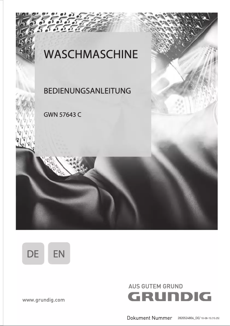 Page 1 de la notice Manuel utilisateur Grundig GWN 57643 C