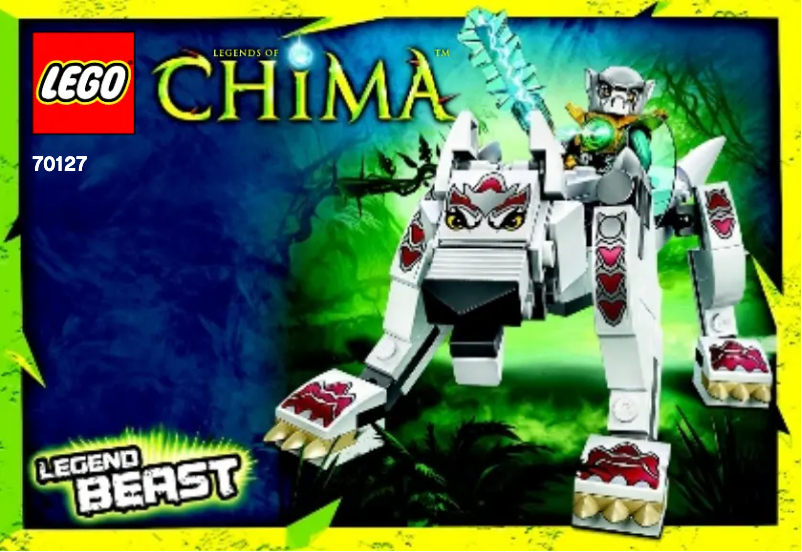 Page 1 de la notice Manuel utilisateur Lego Chima 70127