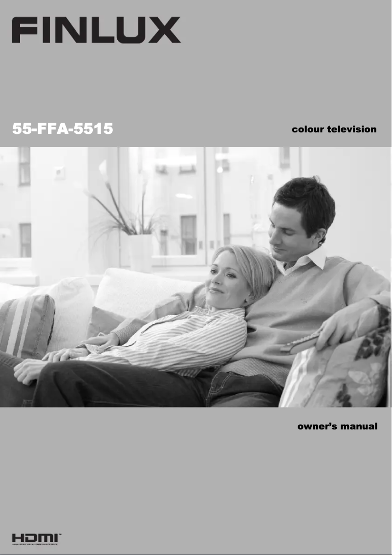 Page 1 de la notice Manuel utilisateur Finlux 55-FFA-5515