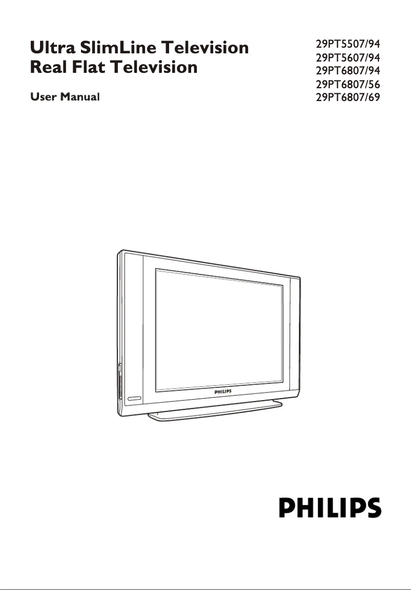 Image de la première page du manuel de l'appareil 29PT5607